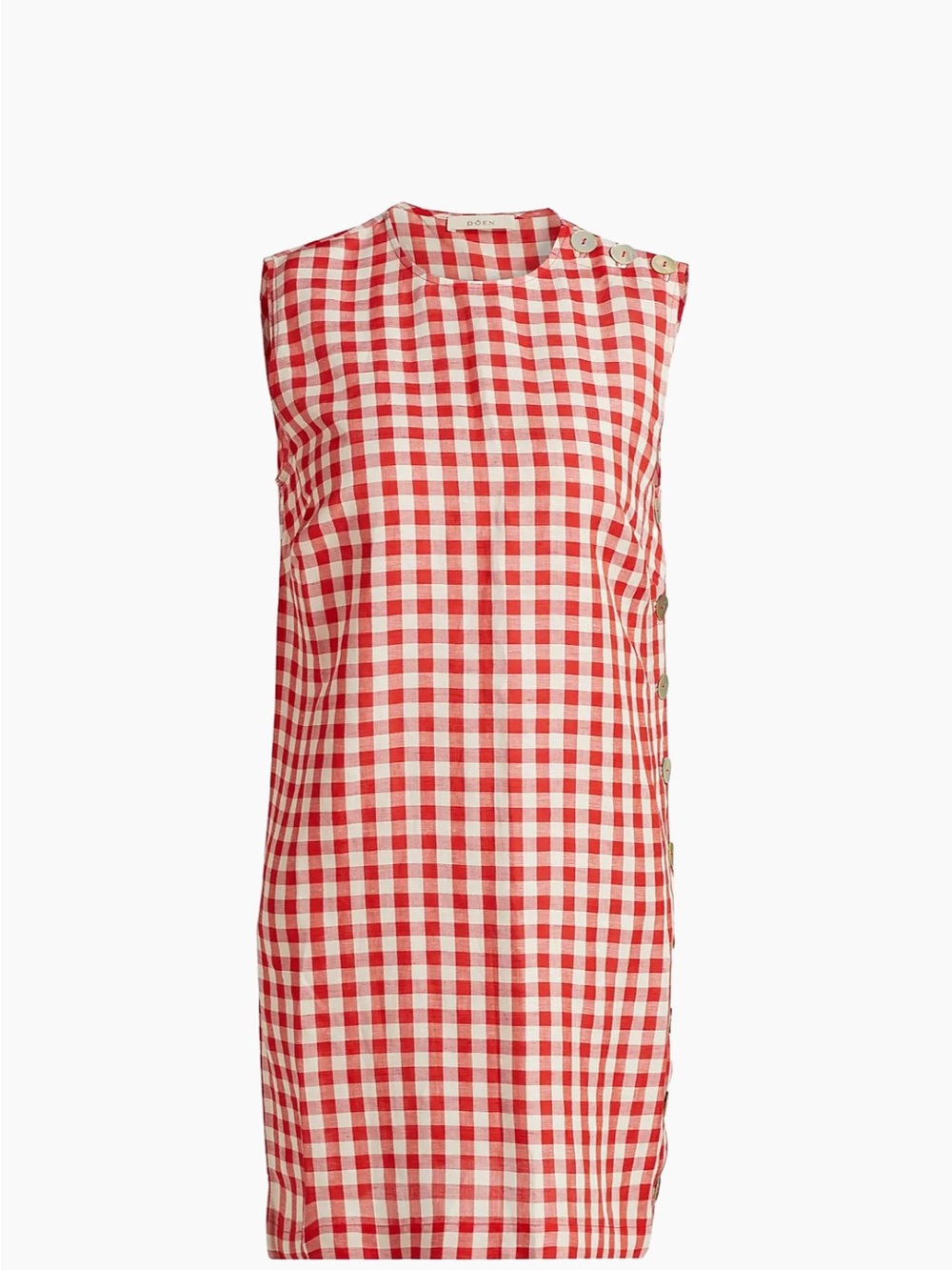Doen Coralie Gingham Mini Shift Dress - Picture 2 of 5